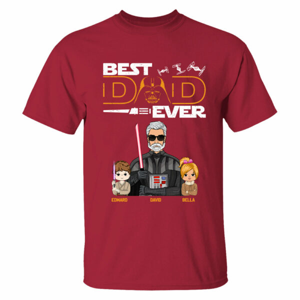 Personalized Best Dad Ever Shirt Gift For Dad - Custom Father's Day Gift Vr2 - Image 8