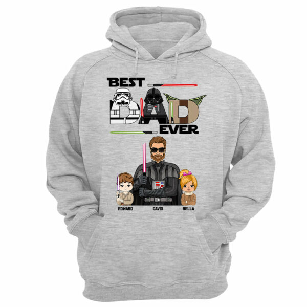 Personalized Best Dad Ever Shirt Gift For Dad - Custom Father's Day Gift Vr2 - Image 10