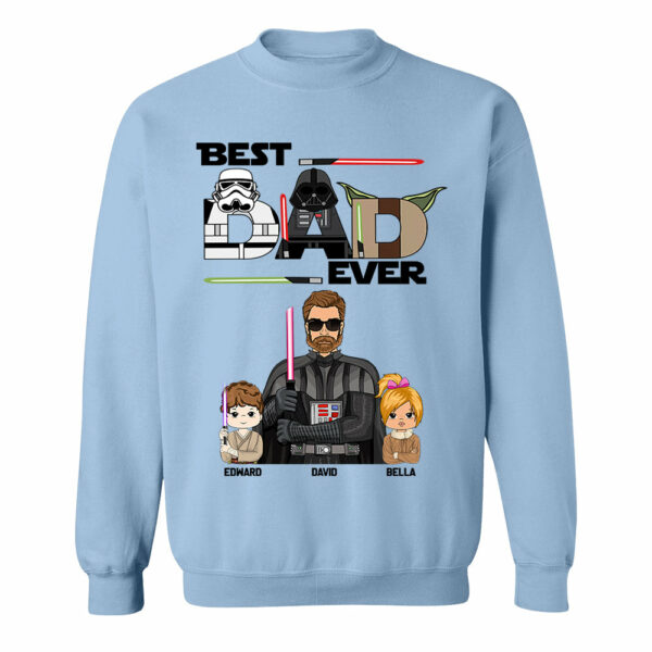 Personalized Best Dad Ever Shirt Gift For Dad - Custom Father's Day Gift Vr2 - Image 9