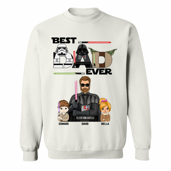 Personalized Best Dad Ever Shirt Gift For Dad - Custom Father's Day Gift Vr2 - Image 8