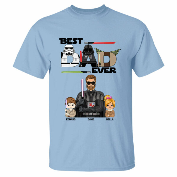 Personalized Best Dad Ever Shirt Gift For Dad - Custom Father's Day Gift Vr2 - Image 6