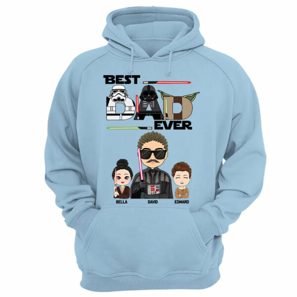 Personalized Best Dad Ever Shirt Gift For Dad - Custom Father's Day Gift vr3 - Image 9