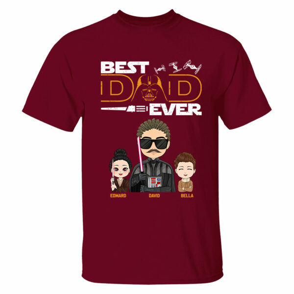 Personalized Best Dad Ever Shirt Gift For Dad - Custom Father's Day Gift Vr3 - Image 6