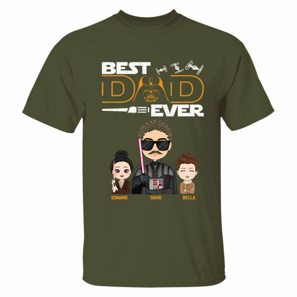 Personalized Best Dad Ever Shirt Gift For Dad - Custom Father's Day Gift Vr3 - Image 9