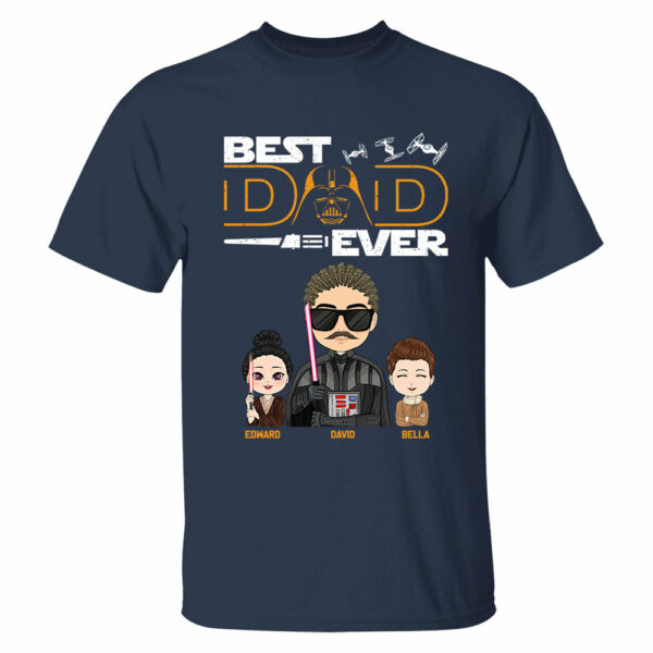 Personalized Best Dad Ever Shirt Gift For Dad - Custom Father's Day Gift Vr3 - Image 3