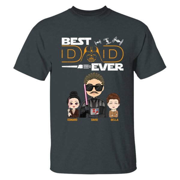 Personalized Best Dad Ever Shirt Gift For Dad - Custom Father's Day Gift Vr3 - Image 4
