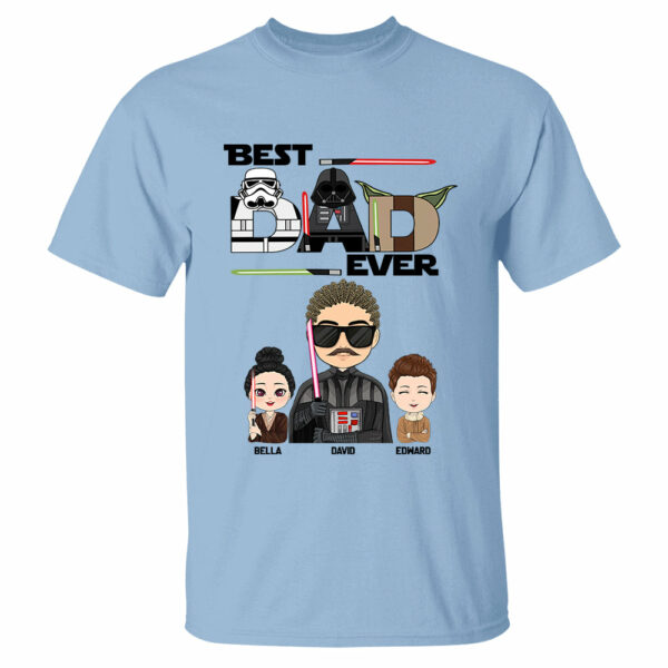 Personalized Best Dad Ever Shirt Gift For Dad - Custom Father's Day Gift vr3 - Image 7