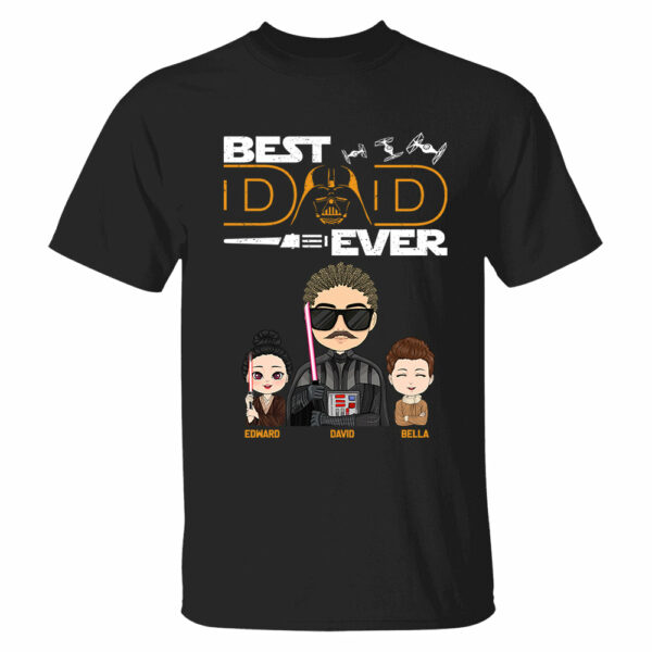 Personalized Best Dad Ever Shirt Gift For Dad - Custom Father's Day Gift Vr3 - Image 2