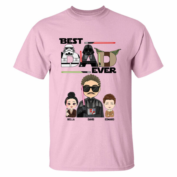 Personalized Best Dad Ever Shirt Gift For Dad - Custom Father's Day Gift vr3 - Image 10
