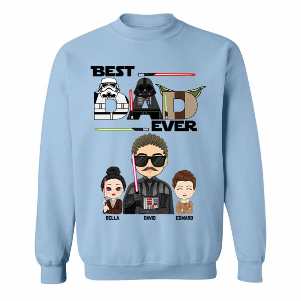 Personalized Best Dad Ever Shirt Gift For Dad - Custom Father's Day Gift vr3 - Image 8