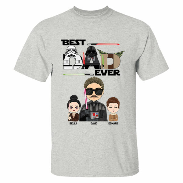 Personalized Best Dad Ever Shirt Gift For Dad - Custom Father's Day Gift vr3 - Image 4