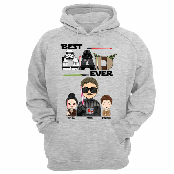 Personalized Best Dad Ever Shirt Gift For Dad - Custom Father's Day Gift vr3 - Image 6