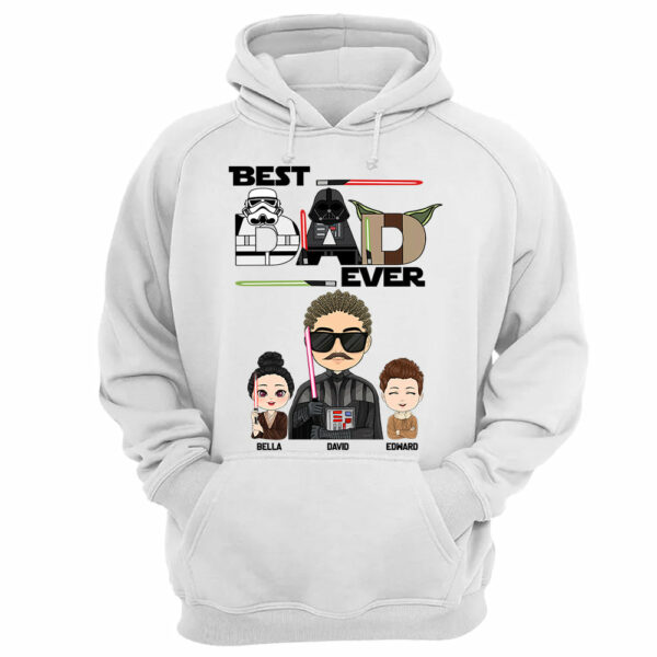 Personalized Best Dad Ever Shirt Gift For Dad - Custom Father's Day Gift vr3 - Image 3