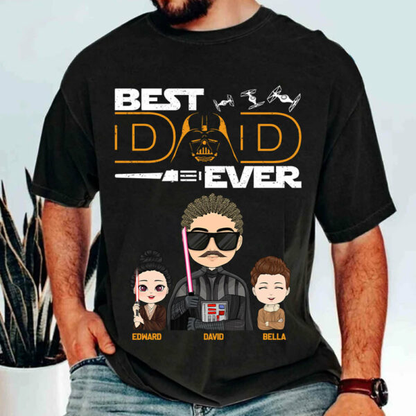 Personalized Best Dad Ever Shirt Gift For Dad - Custom Father's Day Gift Vr3