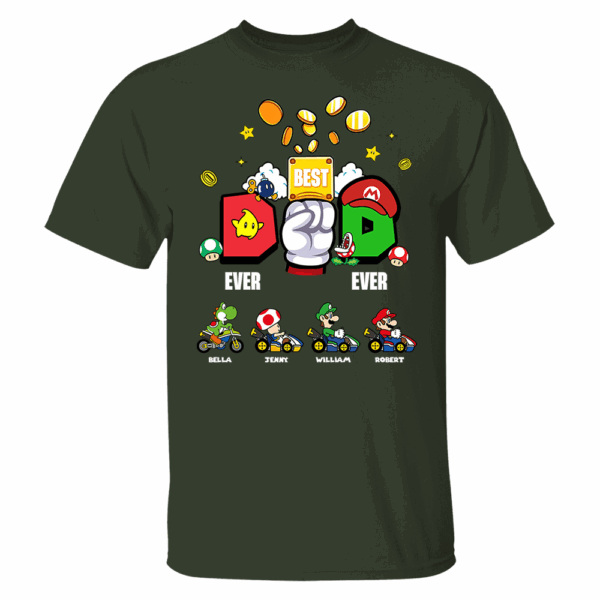 Personalized Best Dad Ever Shirt, Super Daddio Shirt, Super Dad, Father's Day Gift - Image 5