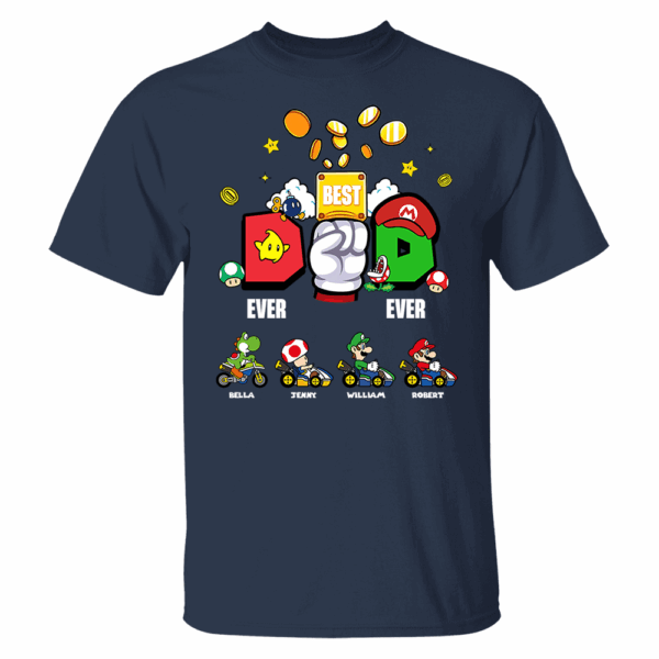 Personalized Best Dad Ever Shirt, Super Daddio Shirt, Super Dad, Father's Day Gift - Image 8