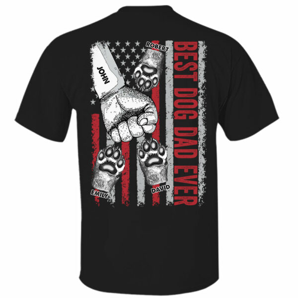 Personalized Best Dog Dad Ever Father's Day Shirt