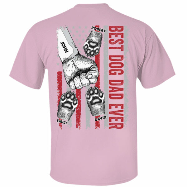 Personalized Best Dog Dad Ever Father's Day Shirt - Image 5