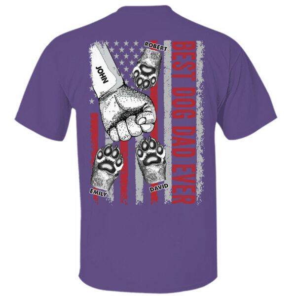 Personalized Best Dog Dad Ever Father's Day Shirt - Image 10