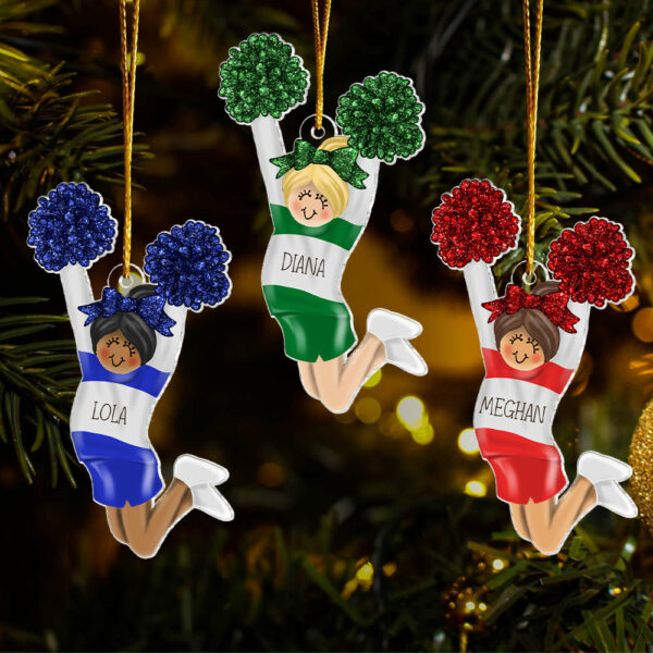 Personalized Cheer! Ornament- Personal Creations Customized Ornaments Christmas Tree Home DÃ©cor Gifts