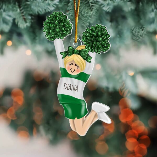Personalized Cheer! Ornament- Personal Creations Customized Ornaments Christmas Tree Home DÃ©cor Gifts - Image 2
