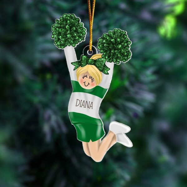 Personalized Cheer! Ornament- Personal Creations Customized Ornaments Christmas Tree Home DÃ©cor Gifts - Image 4
