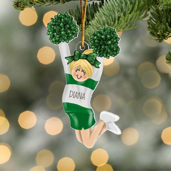 Personalized Cheer! Ornament- Personal Creations Customized Ornaments Christmas Tree Home DÃ©cor Gifts - Image 3