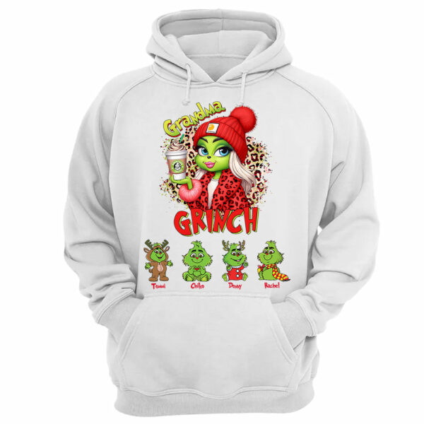 Personalized Christmas Mama Daddy Leopard Kids Name Shirt - My Kids Stole My Heart Gift For Grandma - Image 10