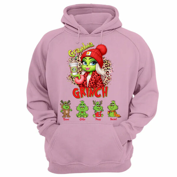 Personalized Christmas Mama Daddy Leopard Kids Name Shirt - My Kids Stole My Heart Gift For Grandma - Image 12