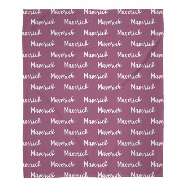 Personalized Custom Blanket, Name Blanket, Blanket Gift, Baby Blanket, Kids Blanket, Personalized Gift, Custom Gift, Retro Blanket - Image 4