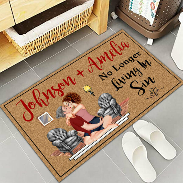 Personalized Doormat For Couples - Another Year Living In Sin NA04 - Image 8