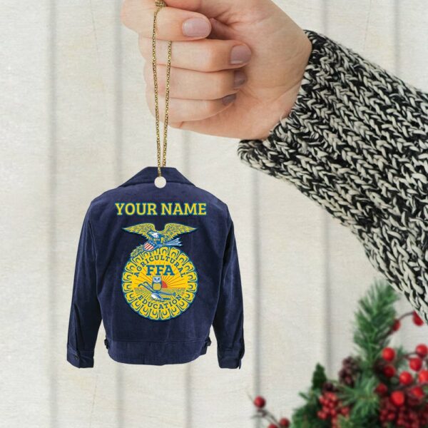 Personalized Farmers Suilt Ornament Future Farmers Of America Agriculture Farmers Acrylic Ornament - Image 4