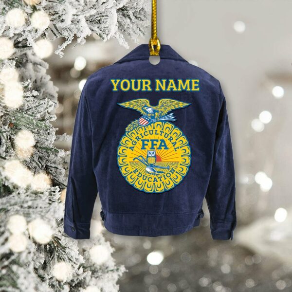 Personalized Farmers Suilt Ornament Future Farmers Of America Agriculture Farmers Acrylic Ornament - Image 5