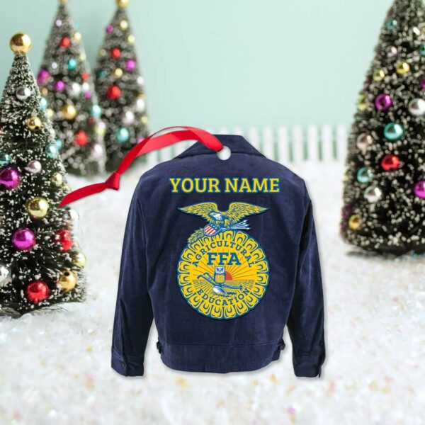 Personalized Farmers Suilt Ornament Future Farmers Of America Agriculture Farmers Acrylic Ornament - Image 3