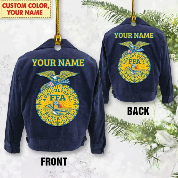 Personalized Farmers Suilt Ornament Future Farmers Of America Agriculture Farmers Acrylic Ornament - Image 2
