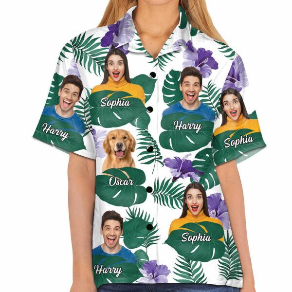 Personalized Father Day Gift Ideas Upload Photo Best Dad Ever Hawaii Shirt - Image 8