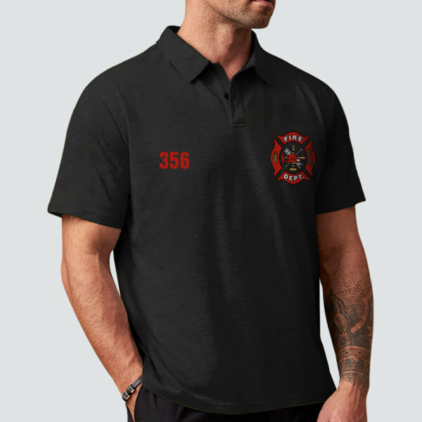 Personalized Firefighter Shirts Custom Name And Number Fireman All Over Print Shirt K1702 - Image 4