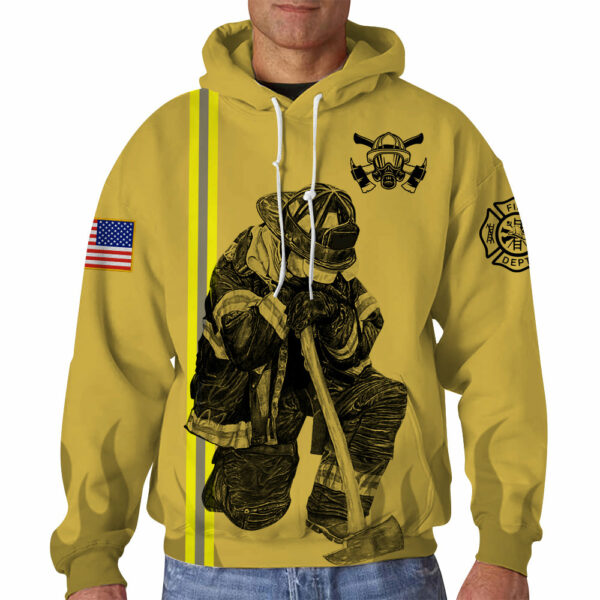Personalized Firefighter Shirts Custom Name Number & Logo Gifts For Fireman Retired Firefighter All Over Print Shirt K1702 - Image 4
