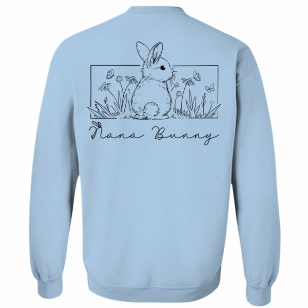 Personalized Floral Grandma Bunny Easter Sweatshirt, Spring Flowers Sweatshirt, Easter Sweatshirt, Gifts for Mother's Day, Happy Easter Day - Image 8
