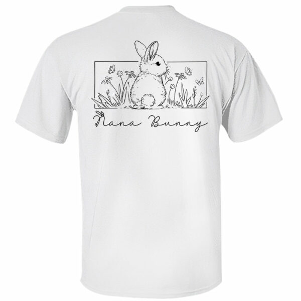 Personalized Floral Grandma Bunny Easter Sweatshirt, Spring Flowers Sweatshirt, Easter Sweatshirt, Gifts for Mother's Day, Happy Easter Day - Image 3