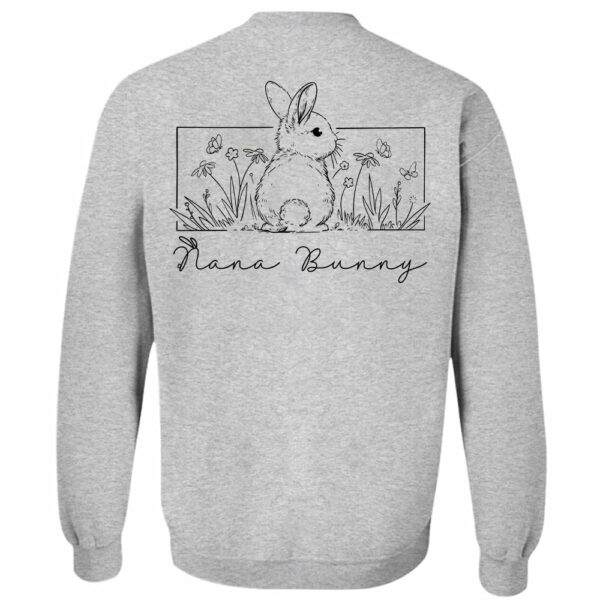 Personalized Floral Grandma Bunny Easter Sweatshirt, Spring Flowers Sweatshirt, Easter Sweatshirt, Gifts for Mother's Day, Happy Easter Day - Image 9