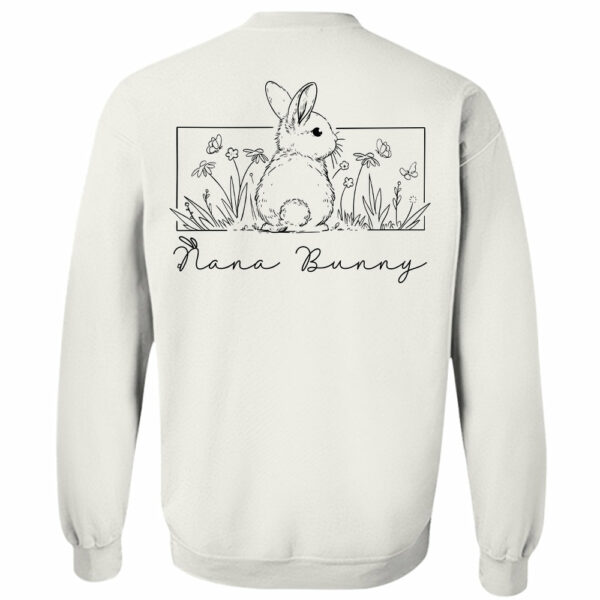 Personalized Floral Grandma Bunny Easter Sweatshirt, Spring Flowers Sweatshirt, Easter Sweatshirt, Gifts for Mother's Day, Happy Easter Day - Image 7