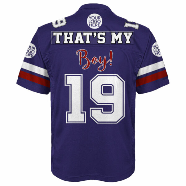 Personalized Football Jersey Game Day Insert Your Design Gift For Football Lovers Gift K1702 - Image 4