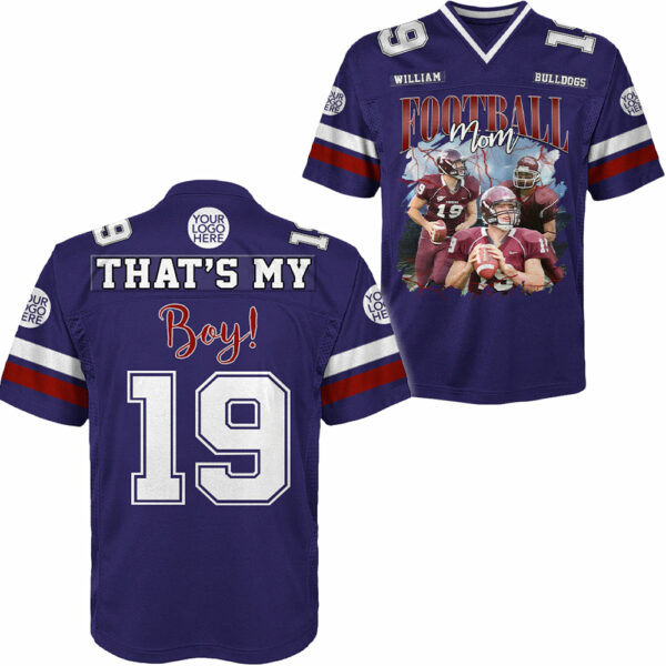 Personalized Football Jersey Game Day Insert Your Design Gift For Football Lovers Gift K1702 - Image 2