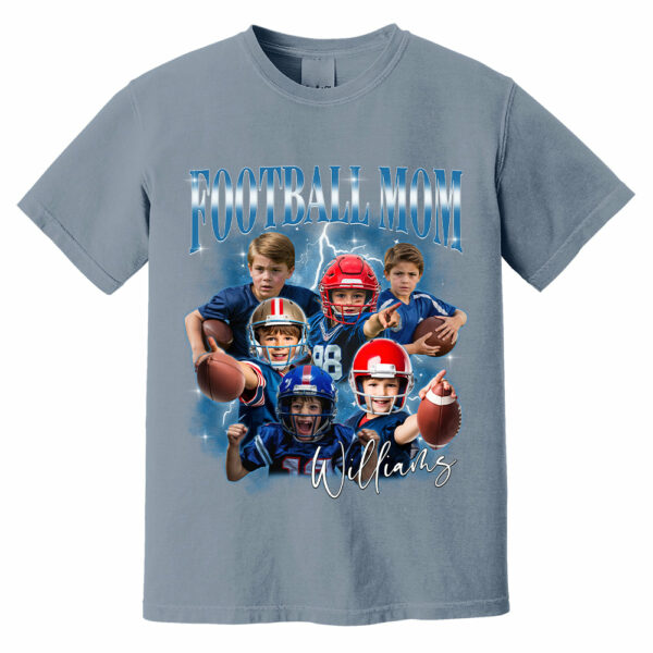 Personalized Football Mom Shirts, Custom Photo Sport Family Member, Game Day Football Team Your Own Pictures - Image 10