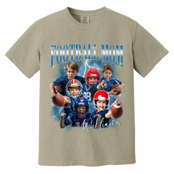 Personalized Football Mom Shirts, Custom Photo Sport Family Member, Game Day Football Team Your Own Pictures - Image 12