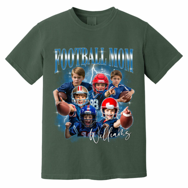 Personalized Football Mom Shirts, Custom Photo Sport Family Member, Game Day Football Team Your Own Pictures - Image 11