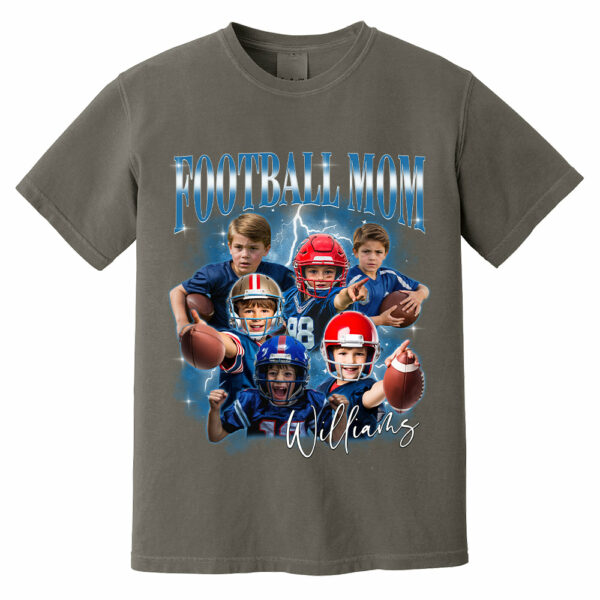 Personalized Football Mom Shirts, Custom Photo Sport Family Member, Game Day Football Team Your Own Pictures - Image 8