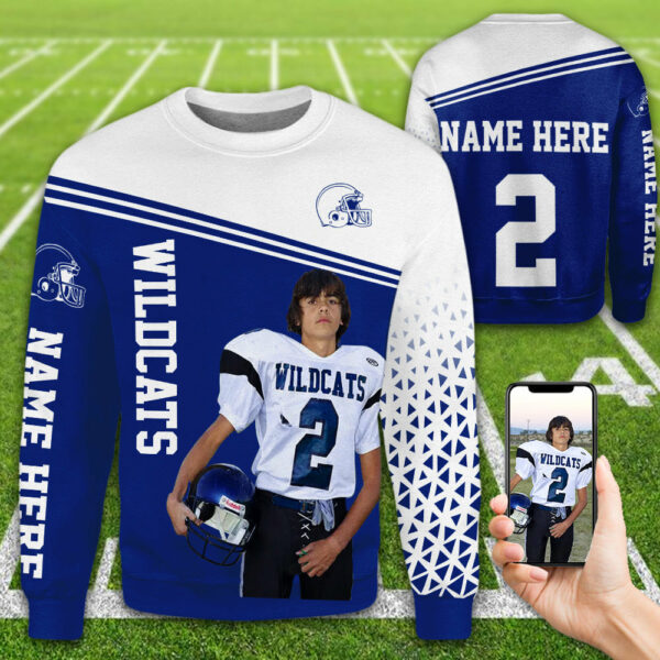 Personalized Football Shirt Custom Photo Team Logo All Over Print Shirt For Football Player Ph98 - Image 3