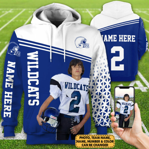 Personalized Football Shirt Custom Photo Team Logo All Over Print Shirt For Football Player Ph98